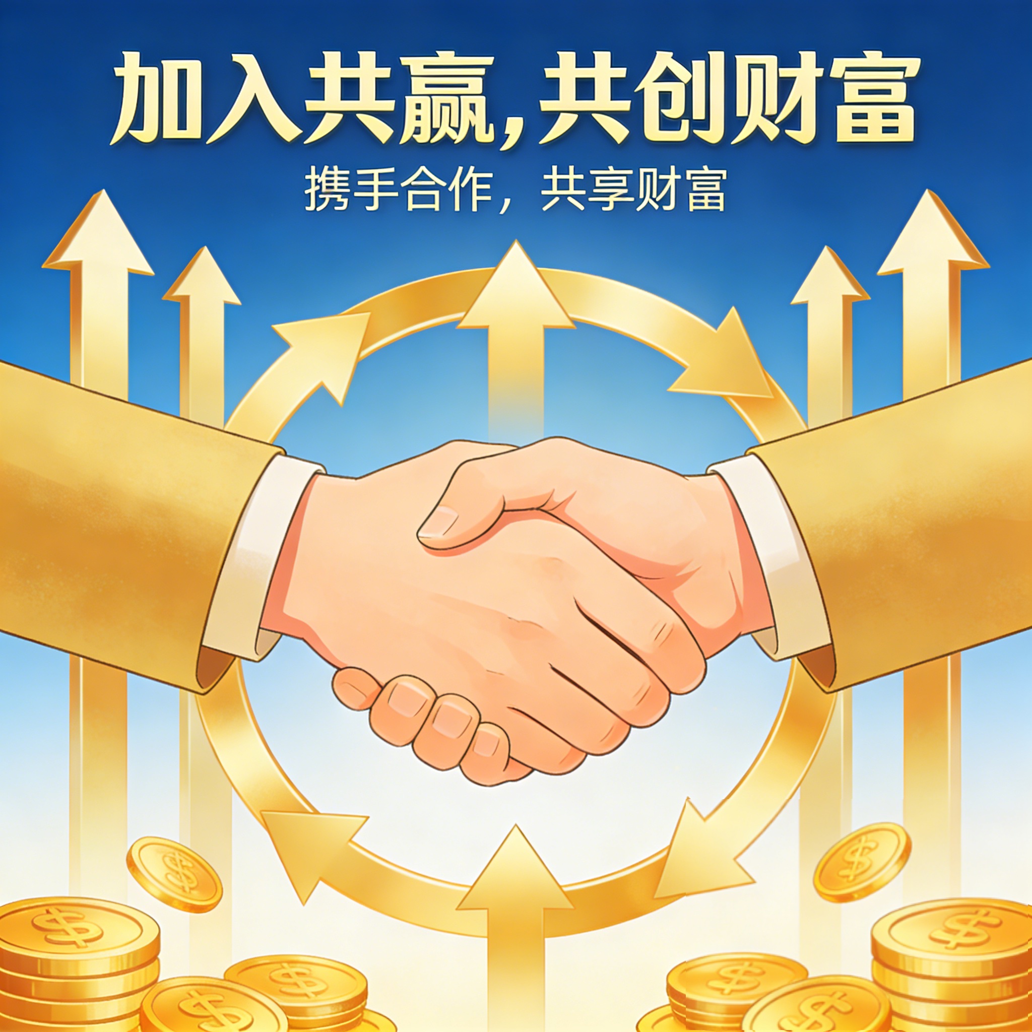 加入共赢共创财富