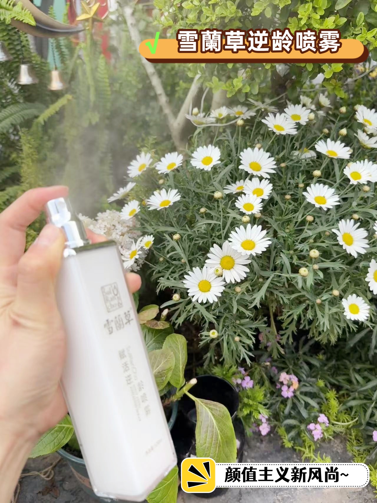 🔥好物推荐-雪蘭草逆龄喷雾🔥。👜化妆包包内必备。👍随时随地喷一喷💦。✨水润透亮好气色