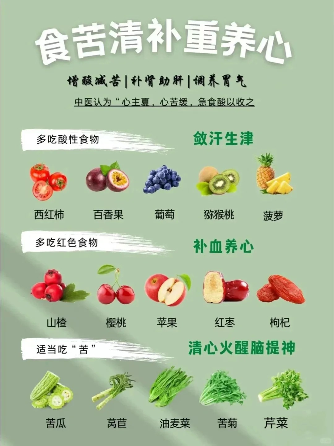 夏养心＝养命！《黄帝内经》千年智慧🌿。心主阳气，夏季养心＝固护生命之本。夏属火，内应于心，静心避暑＝天然大补。夏至养心，心宁则五脏和，神清气爽过盛夏😌