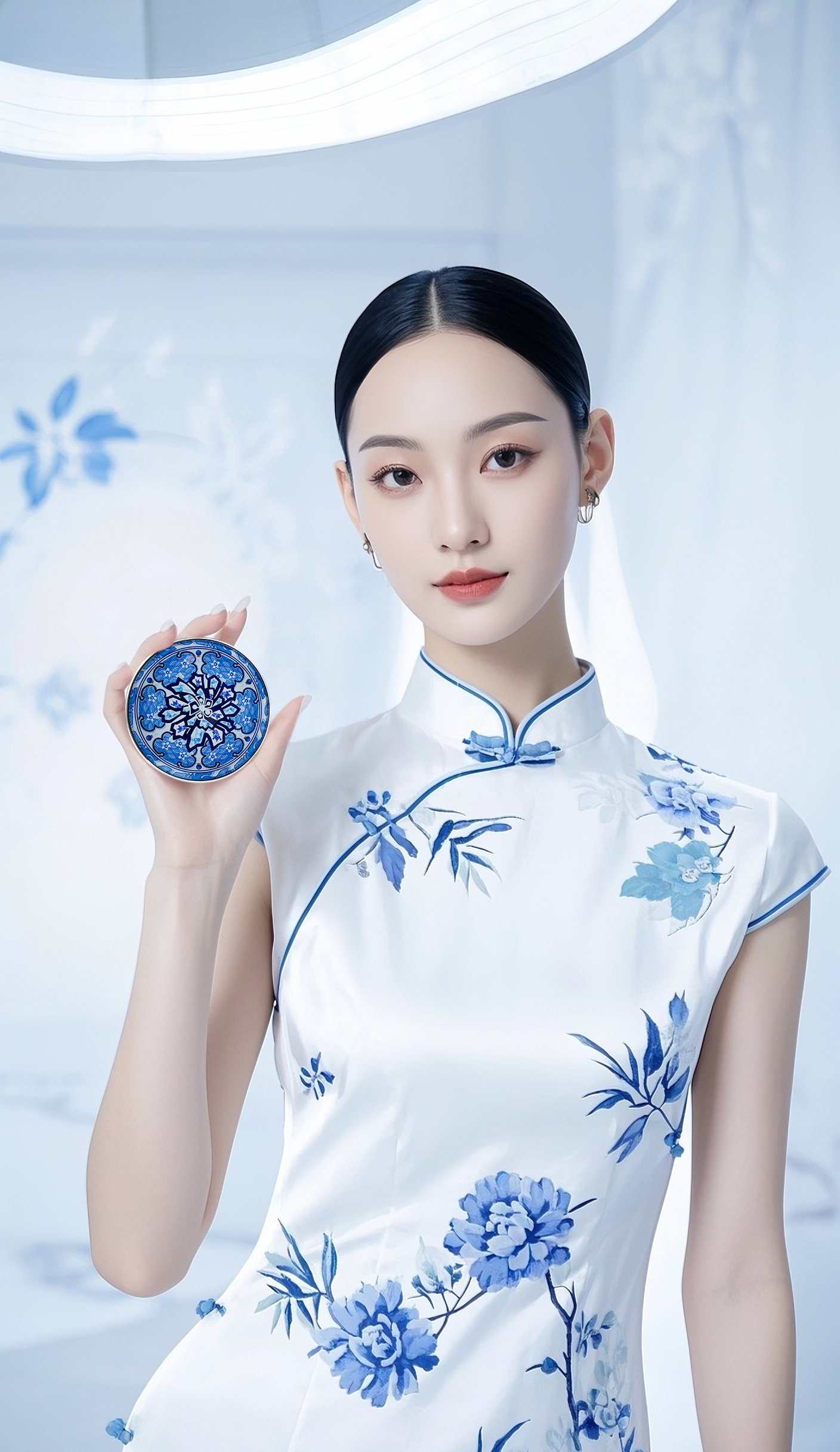 夏日元气透出来，雪蘭草瓷肌妆点东方美。攀天阁老黑谷精粹，千年稻作智慧，激活肌肤原生美。晨起洁面→晚安修护，尽显东方护肤智慧。气垫轻拍，立现通透瓷光肌✨