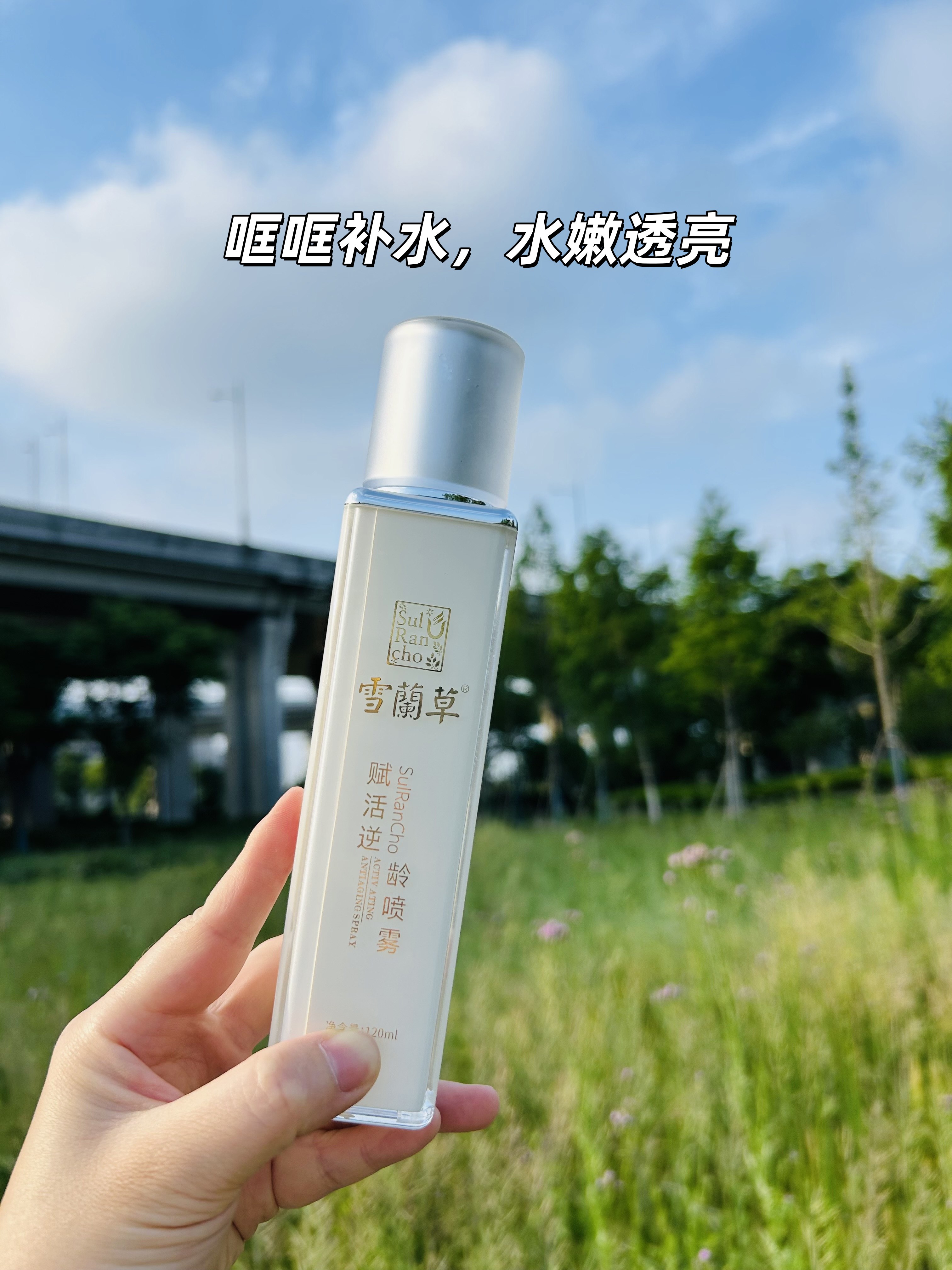 🌸雪蘭草逆龄喷雾 。 比面膜省事，比精华省钱，懒人必备！ 。省下精华钱买奶茶快乐翻倍🥤。哐哐补水，水嫩透亮 ✨