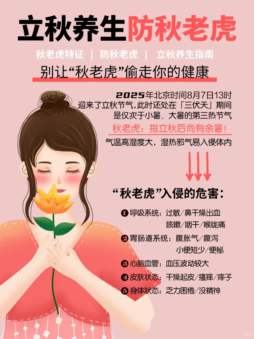 🍂 立秋养生·润养正当时。🐯 秋老虎湿热交加，需注意身体调节。金木健康提醒：顺应天时，由内而外滋养身心。金木健康伴您度秋｜感恩遇见，一路同行🌟