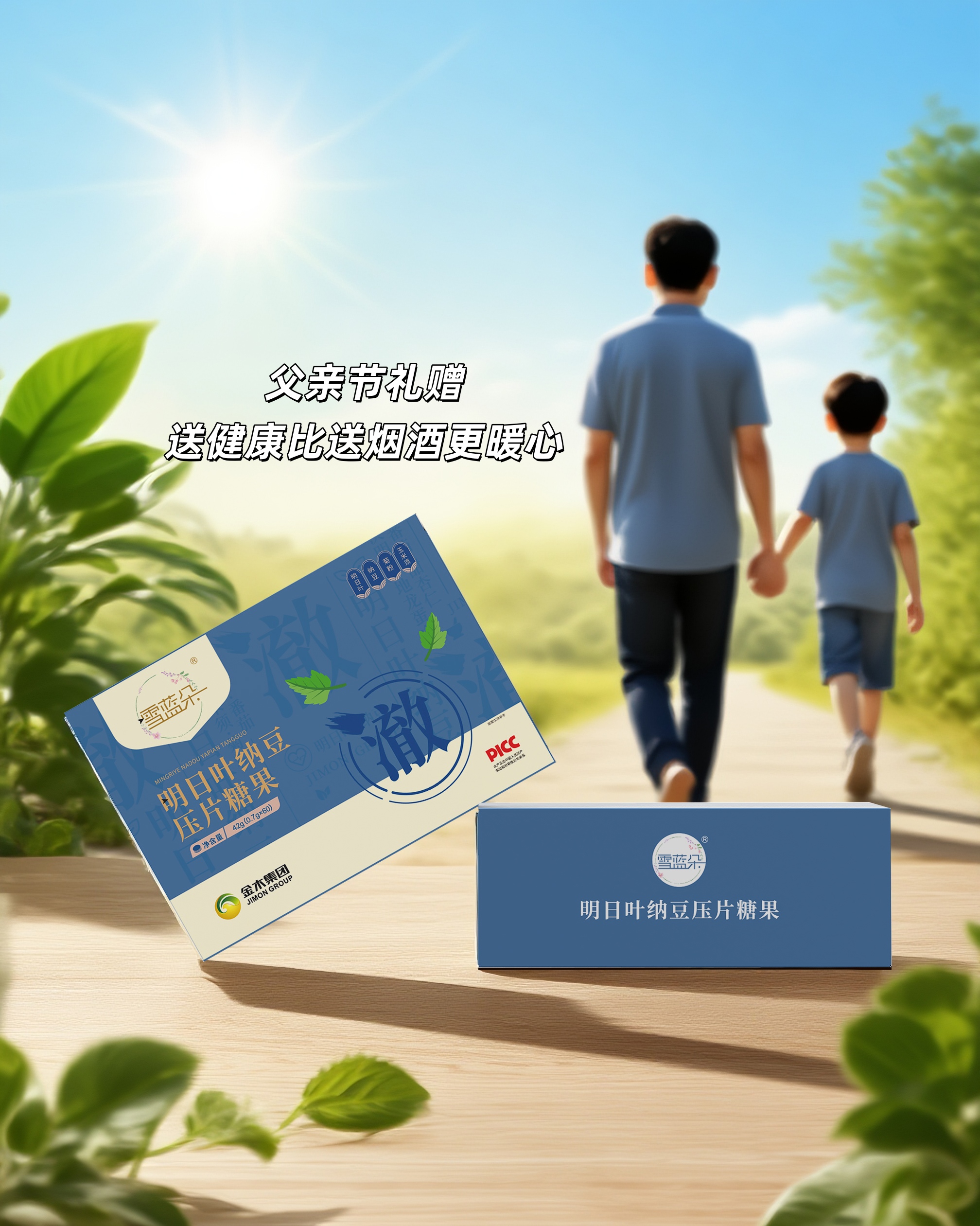 ✨ 预防胜于治疗，养护要趁早开始。雪蓝朵.以爱之名，守护"生命通道"。明日叶+决明子，古老智慧现代配方。纳豆+地龙蛋白双效协同，助力循环畅通。🎁父亲节心意：送健康比送烟酒更暖心