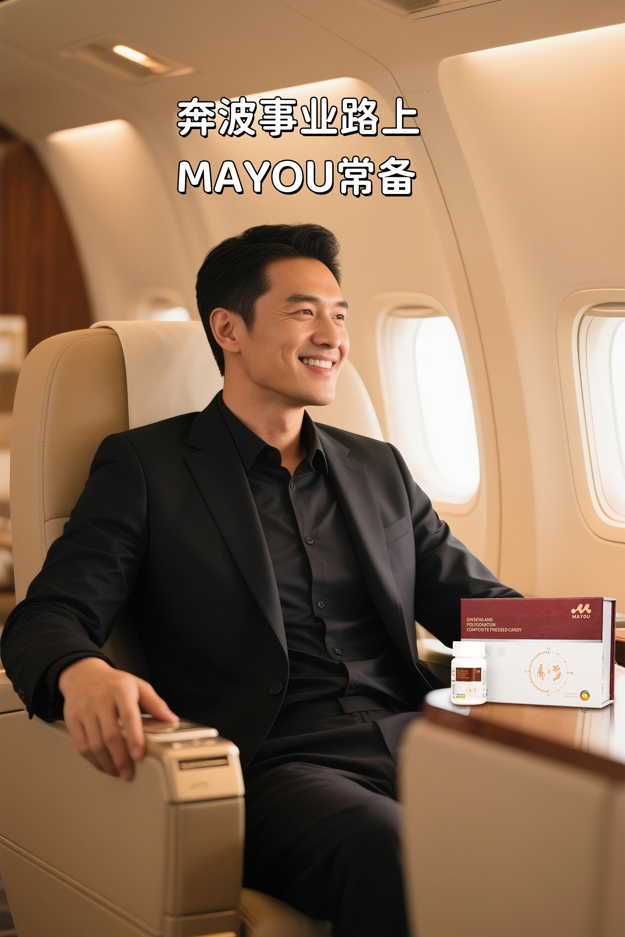 又双叒叕觉得身体被掏空😩 。奔波事业路上，MAYOU要常备啊。👊 咱创业者的体能续航充电宝。人参+黄精+枸杞多重滋养，帮身体找回节奏。白天工作干劲十足，晚上回家还有劲折腾