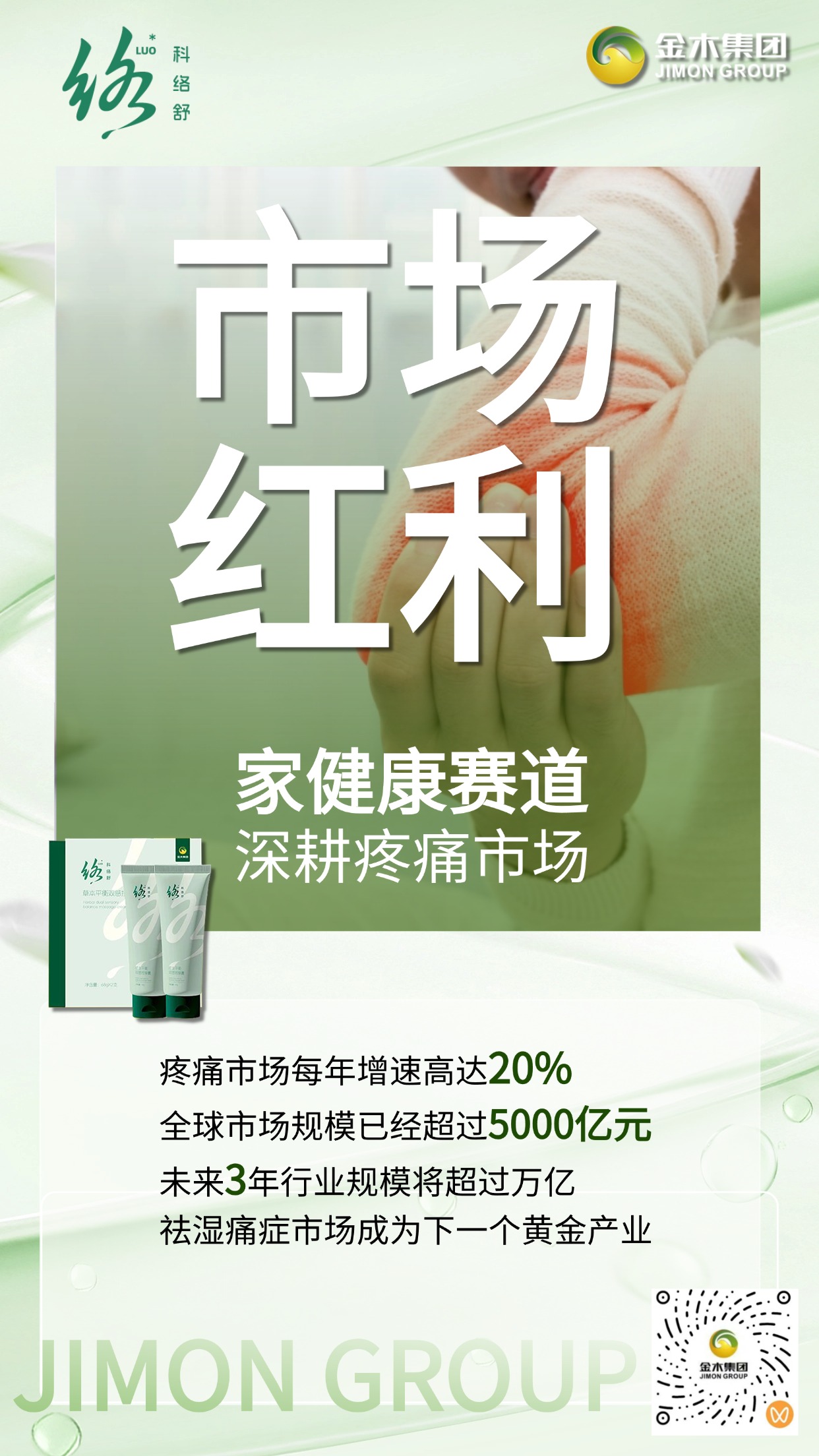 国家战略！家健康赛道深耕疼痛市场！国际疼痛协会将疼痛定义为"由于真实的或潜在的组织损伤所产生的不愉悦感觉和情绪感受"。疼痛是普遍存在的问题，每个人或多或少都有过不同的疼痛感受2001年亚太地区疼痛论坛提出:"消除疼痛是患者的基本权利"。