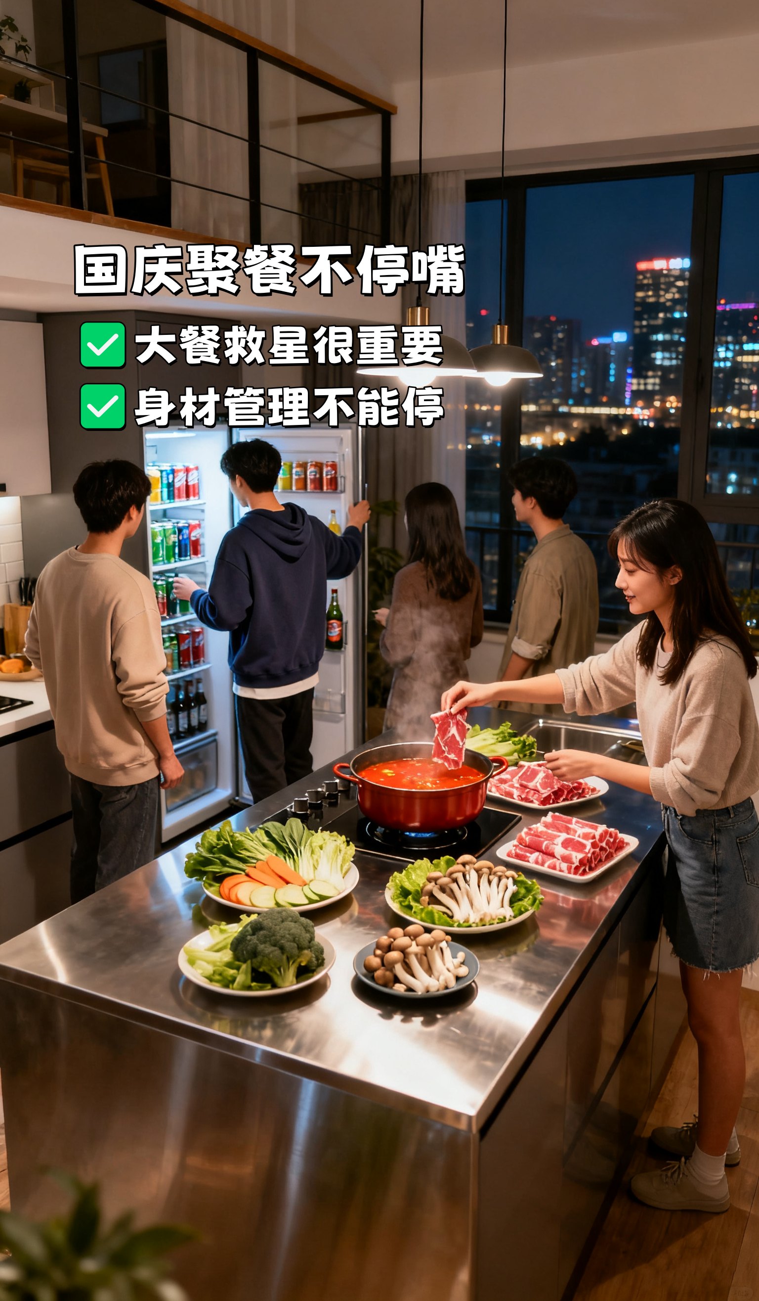 国庆聚餐不停嘴，您的身材救星来了😊。形体膳食套餐备起来，管理体重更省心💪。五合一科学搭配，自然滋养吃得安心~ 。帮助体态更轻盈，假期过后自信满满💃。健康身材这样管，事半功倍so easy！