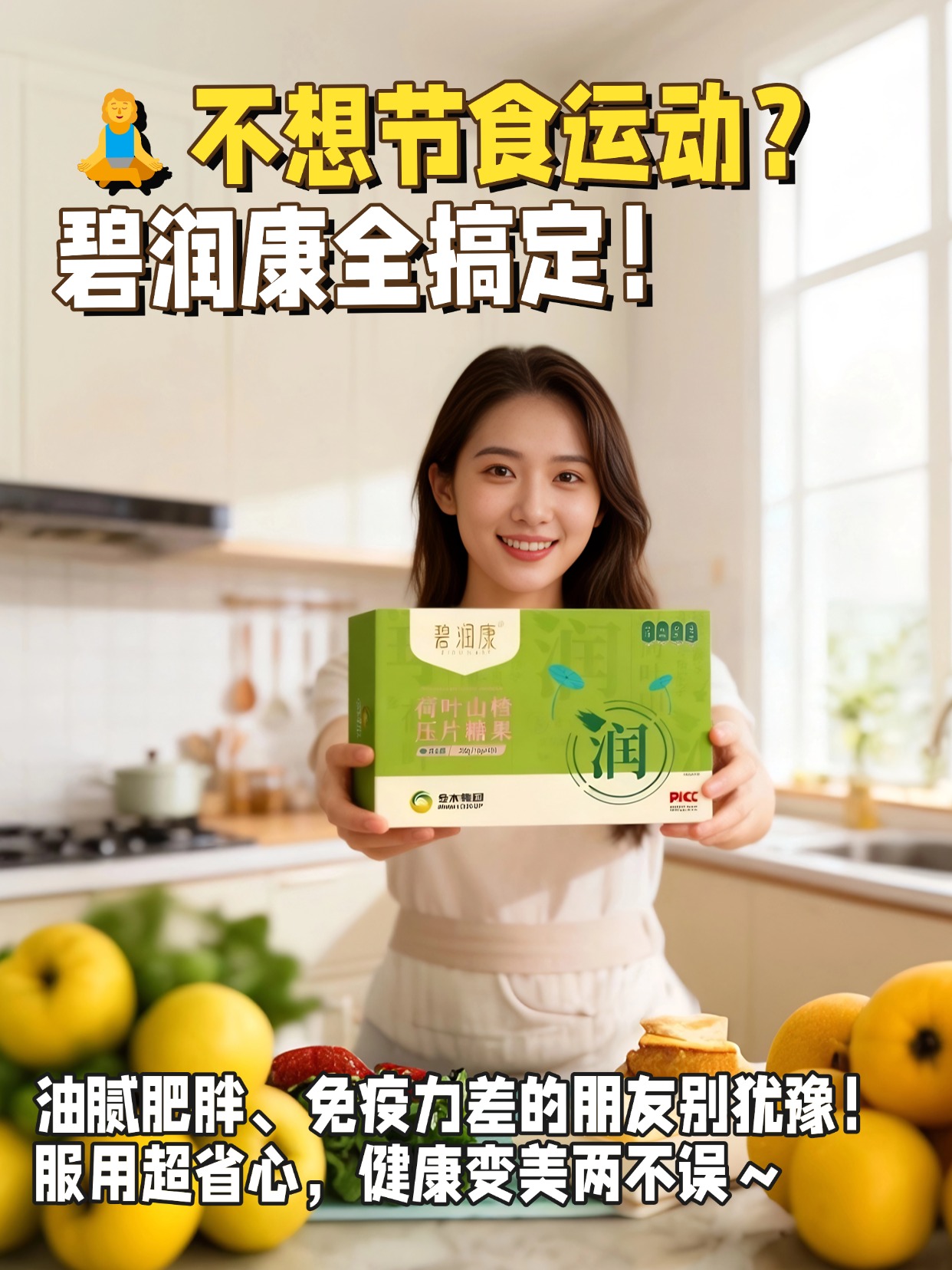 🍵怕吃保健品伤胃？碧润康我给老伴也囤了 ！咱们这个年纪就怕刺激，这颗压片糖果太温和了，药食同源配方🧓连走路都不觉得腿沉，气色也亮了，不是催泻是健康脾胃！