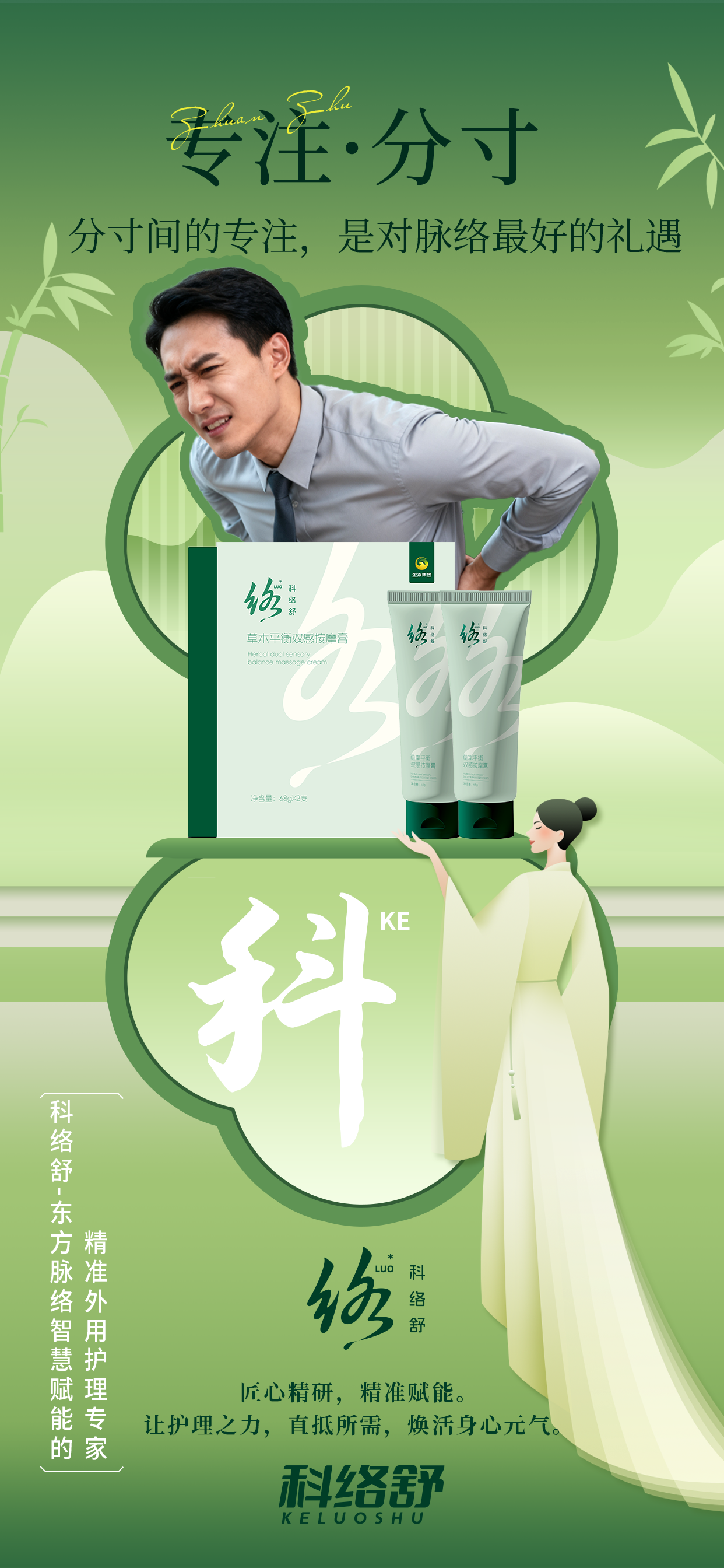 循脉赋能 舒润新生  科络舒东方脉络护理之道