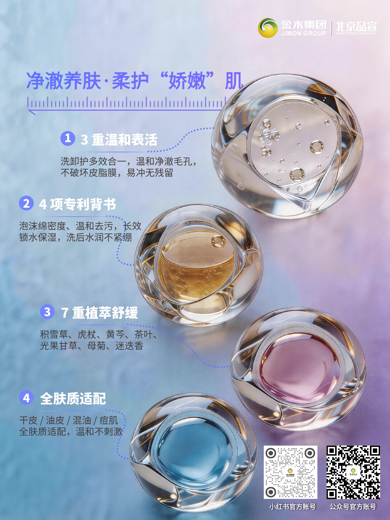 逆优妍逆时因赋活塑雕洁颜蜜温和净肤✨新品上市🌿3重温和表活+7重植萃舒缓，4项专利加持，全肤质适配，温和控油舒缓，清洁同时呵护肌肤💧