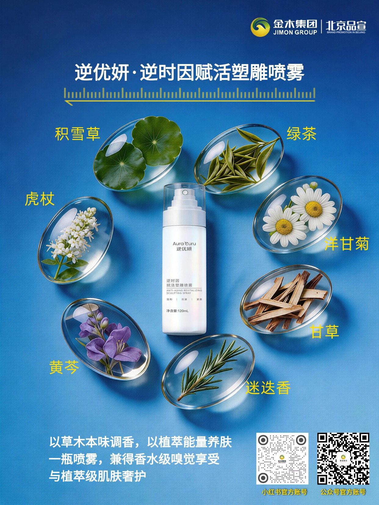逆优妍逆时因亮肤紧致喷雾 植萃养肤修护，7 重植萃舒缓呵护，搭配抗皱紧致配方，温和养护肌肤，日常随时焕活肌肤状态。