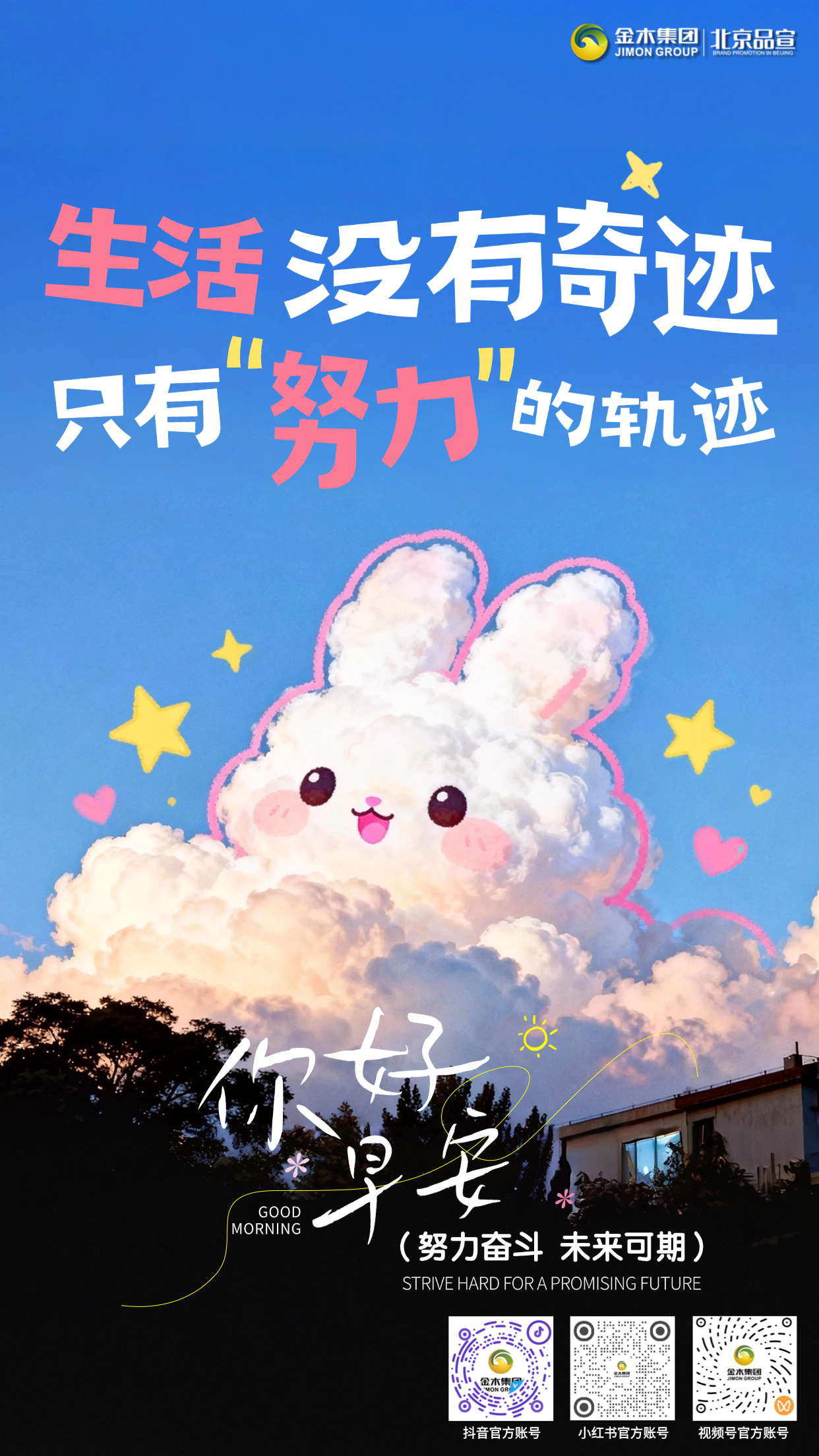 💪清晨问候送达，五月的奋斗之旅继续前行。不惧困难，不畏迷茫，坚守初心默默耕耘，终会遇见属于自己的惊喜与光芒。