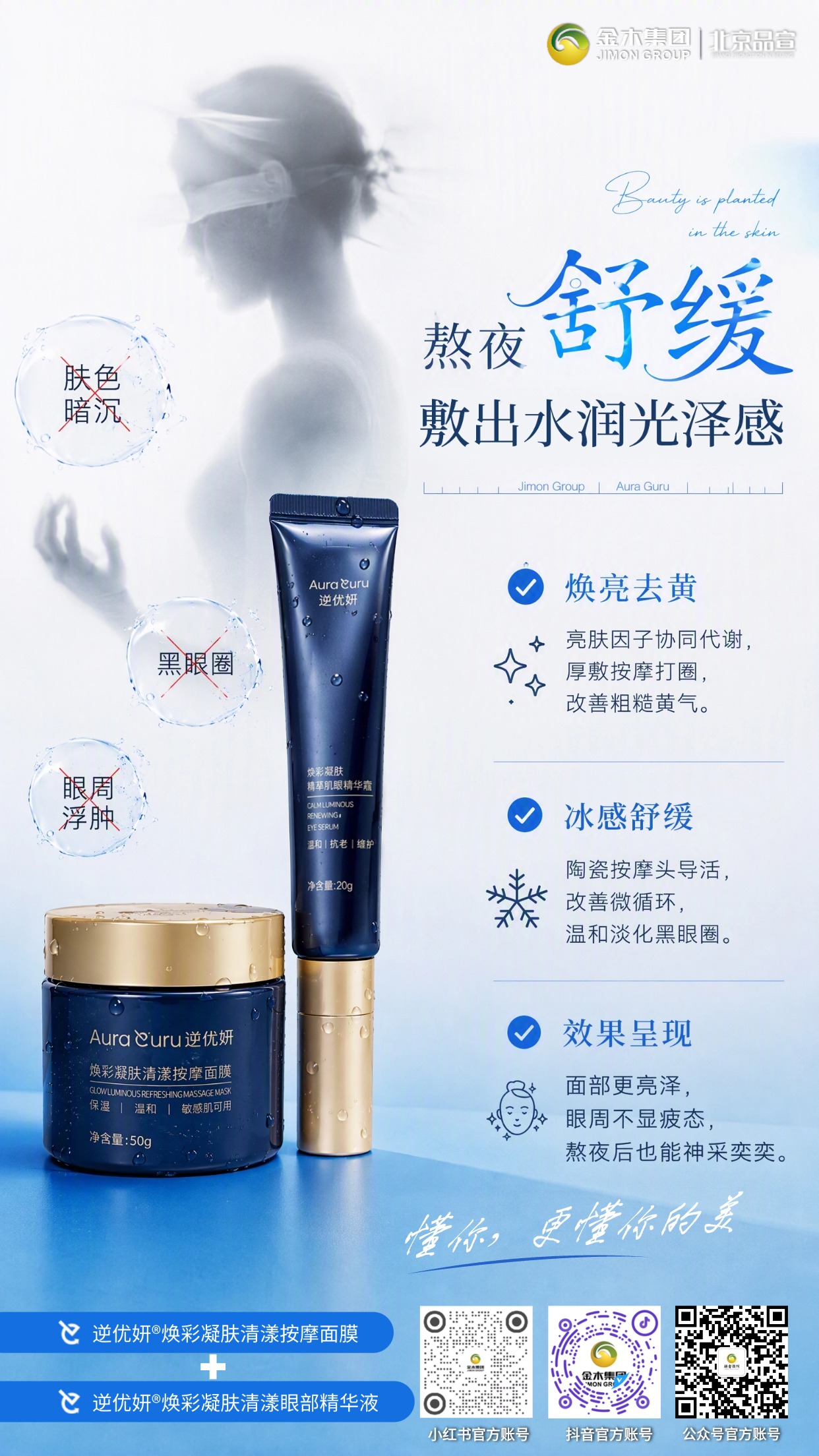 逆优妍全套护肤 日常养护养出细腻柔嫩好肌肤。🧼温和洁颜蜜清洁脏污 。💦补水喷雾随时给肌肤灌水。🌙眼霜击退熬夜黑眼圈 。💛精华油抚平干纹紧致轮廓。🥛按摩面膜焕亮暗沉，全套搞定精致护肤