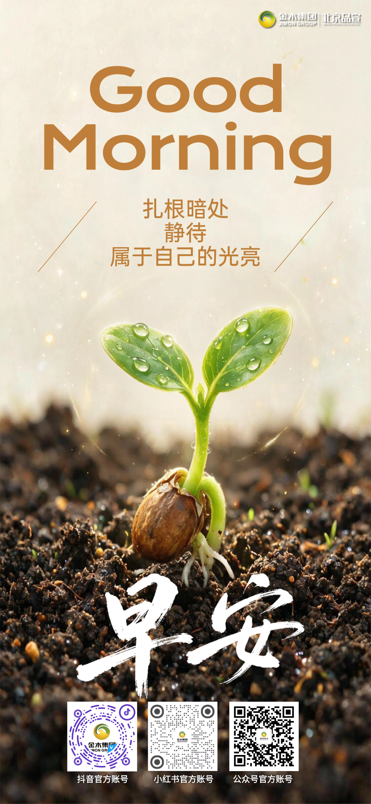 🎯新的一天，带上自信与勇气上路。不要害怕前路的磨难，磨难都是历练自我的契机。稳住脚步持续前行，默默积蓄自身力量，相信坚持下去，终能抵达心之所向。