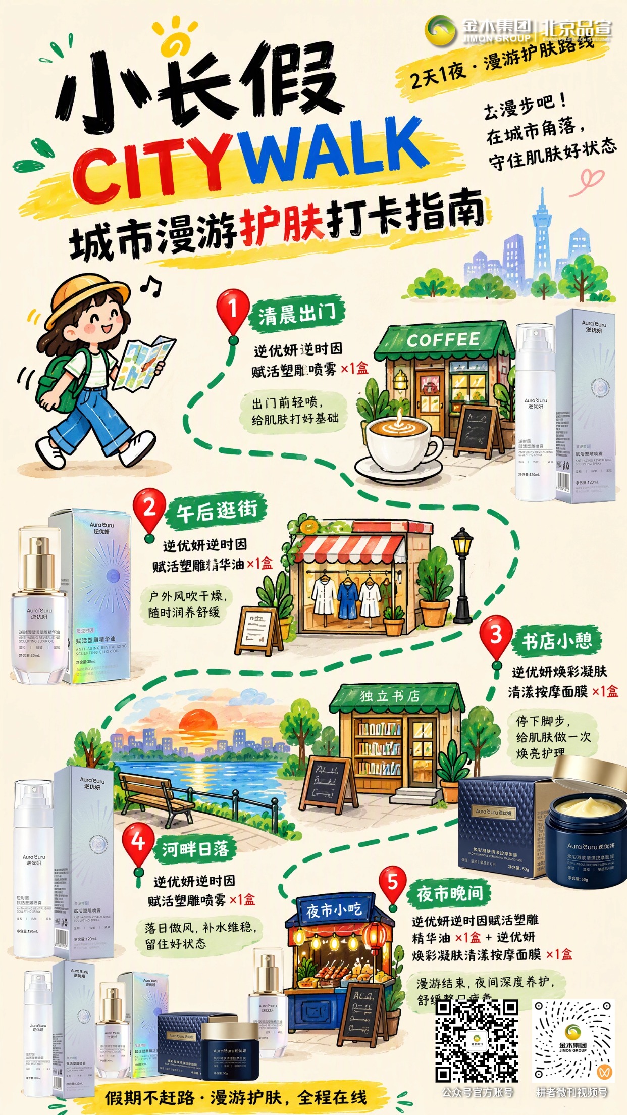 十一 3 大出行套组塑雕・赋活・拓新臻享 B。这个十一🚗，三款好物伴你奔赴旅途🌄。 。逆优妍塑雕套组✨，城市漫游呵护肌肤✅。 。逆优妍赋活套组💧，长假旅途焕亮随行🌿。 。拓新臻享套组 B🎁，搭配三重惊喜加赠💛。 。出游分享两不误📸，解锁假期全新体验。